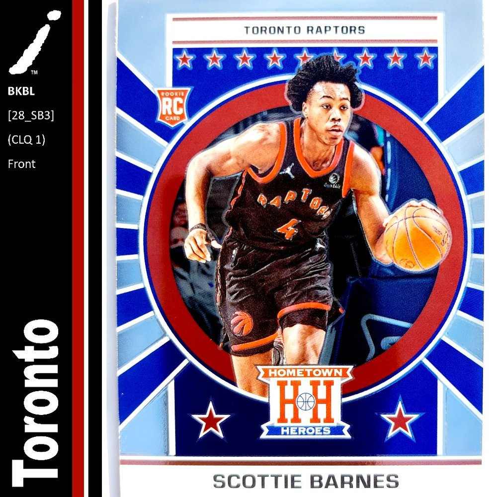 Toronto Raptors (Scottie Barnes) - BKBL [28_SB3] - Rookie Card (RC)